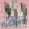 Three Birds on Pink